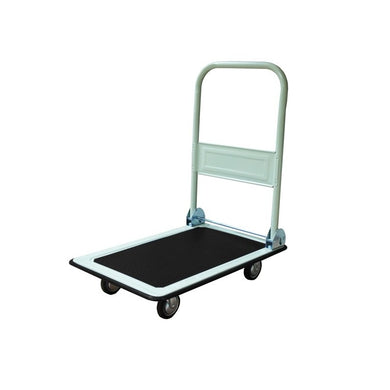 Chariot professionnel livraison poignée pliable - 4 roues caoutchouc, acier, 150 à 300 kg