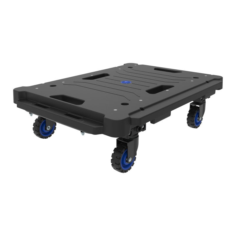 Plateau roulant avec roues repliables