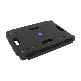 Plateau roulant 136 kg à roues repliables en polypropylène – 600×450 mm