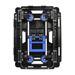 Plateau roulant 136 kg à roues repliables en polypropylène – 600×450 mm