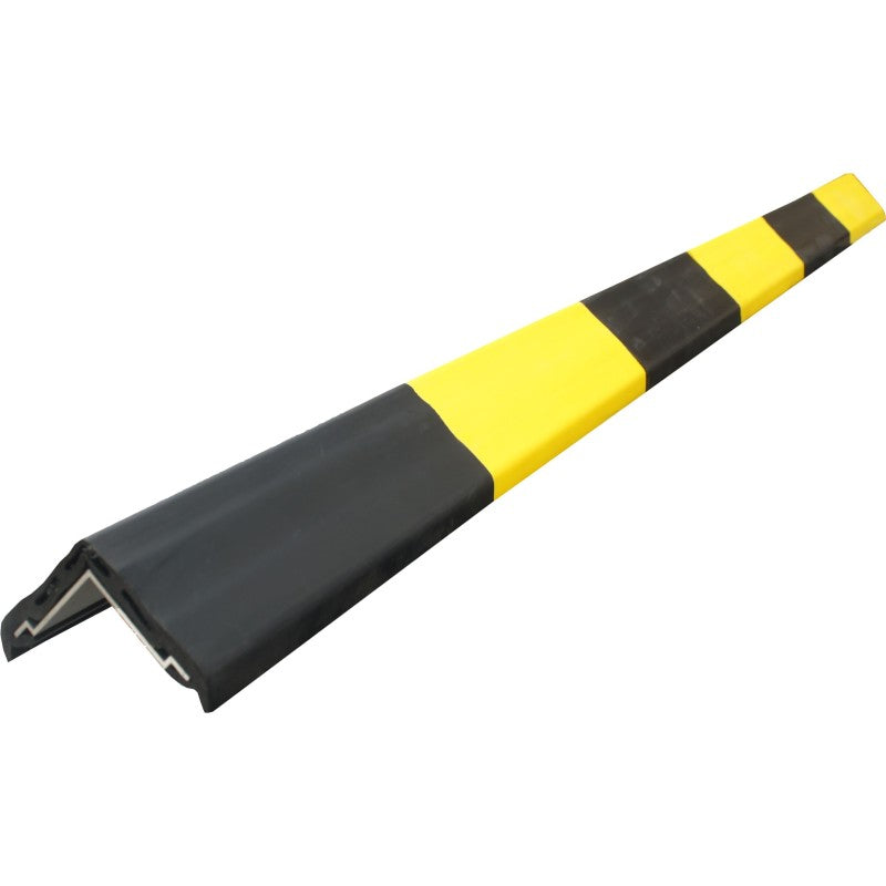 Protection d'angle en caoutchouc avec profil aluminium