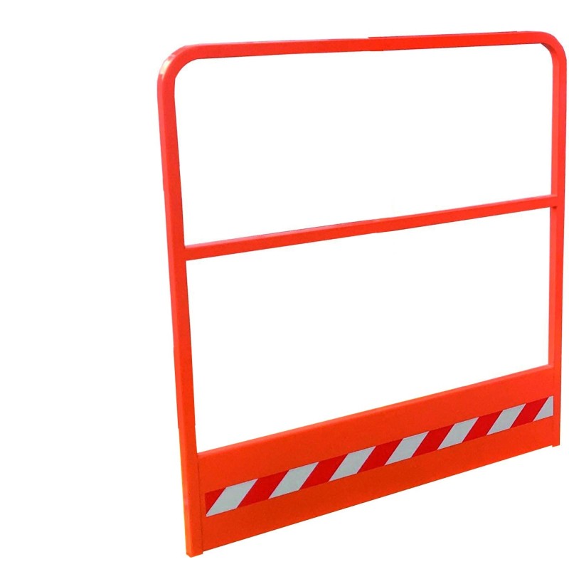 Garde corps pour rampe de chantier