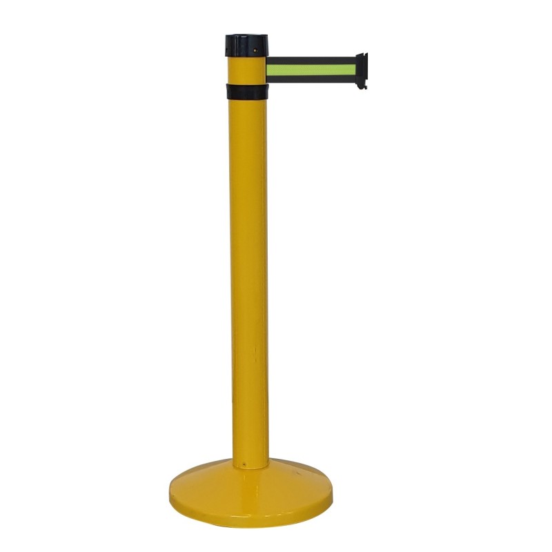 Poteau base lestée sangle 4m