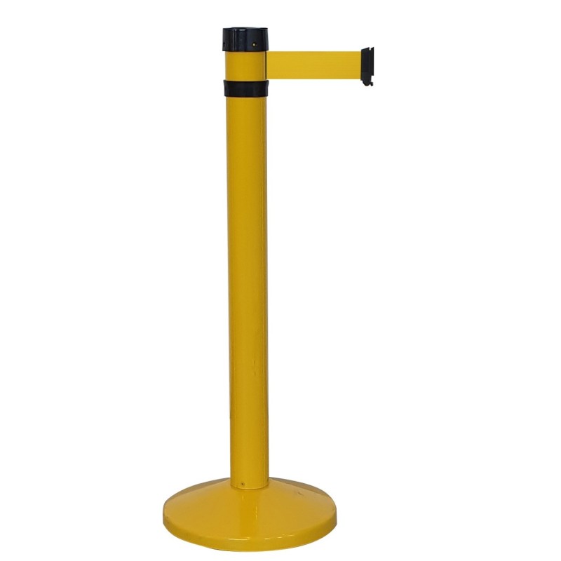 Poteau base lestée sangle 4m