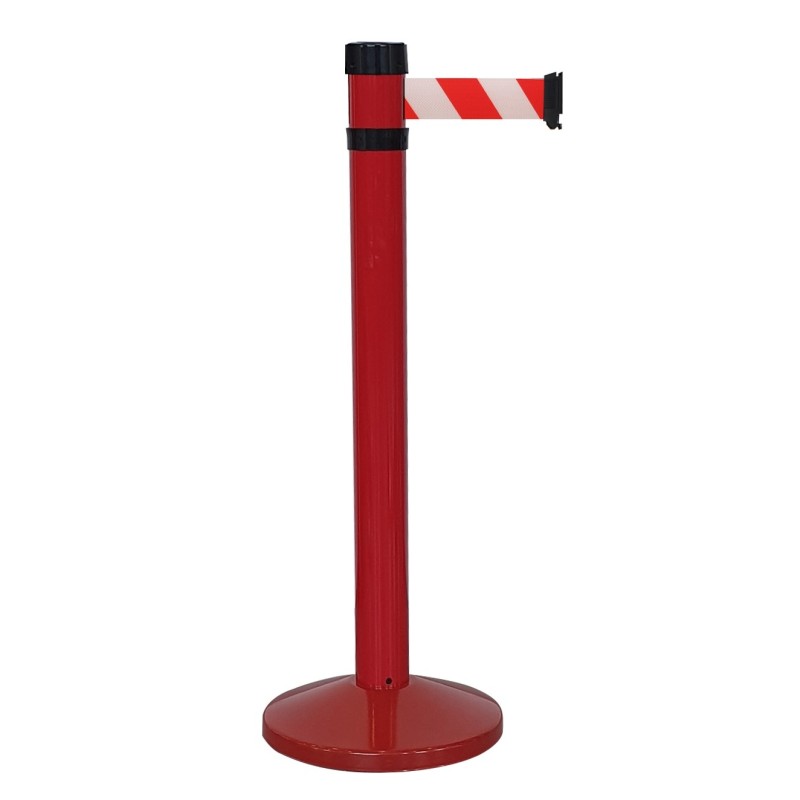 Poteau base lestée sangle 4m