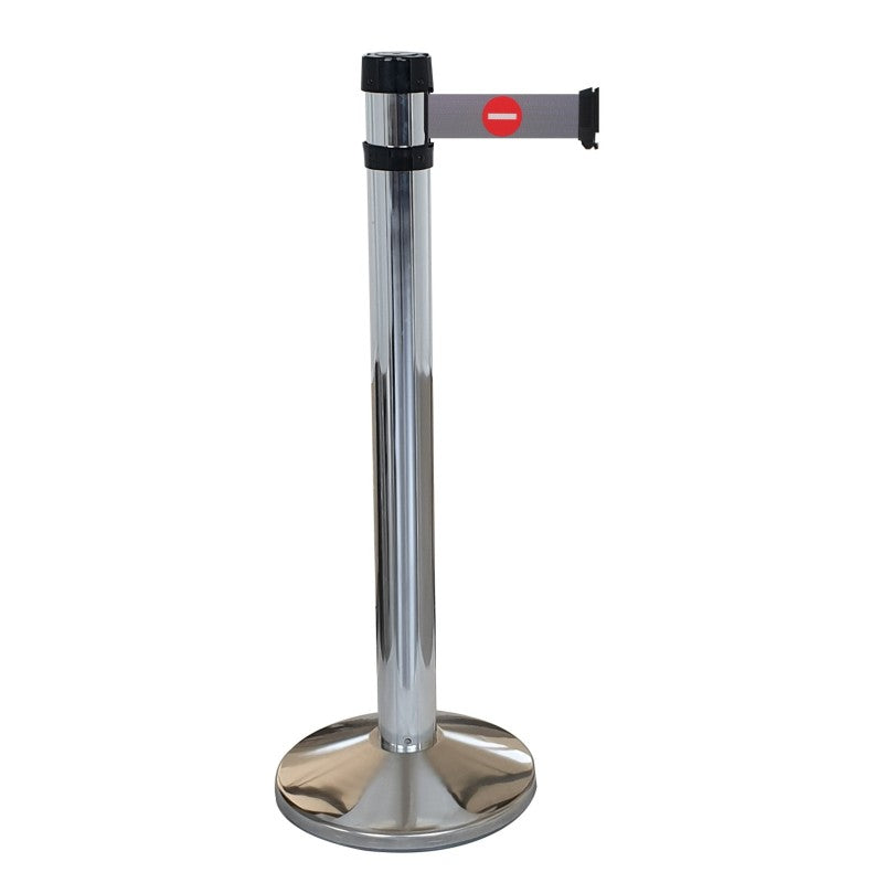 Poteau base lestée sangle 4m