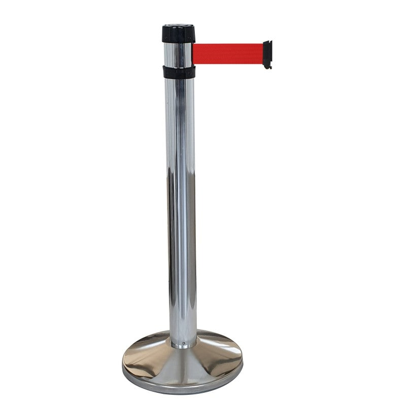 Poteau base lestée sangle 4m