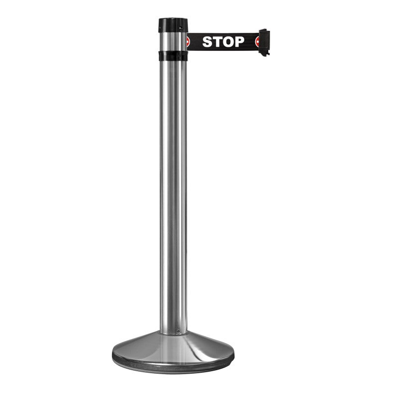 Poteau base lestée sangle 4m
