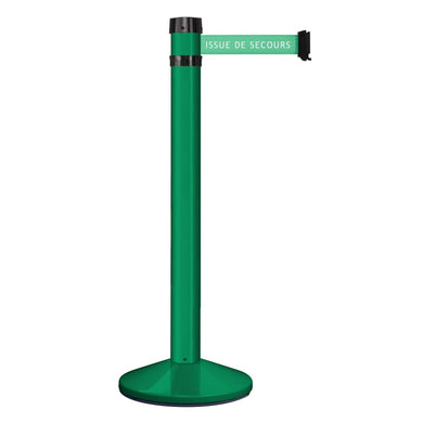 Poteau base lestée sangle 4m