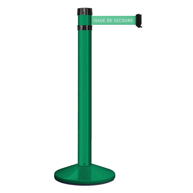 Poteau base lestée sangle 4m