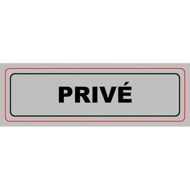 Panonceau PVC adhésif