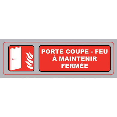 Panonceau PVC adhésif