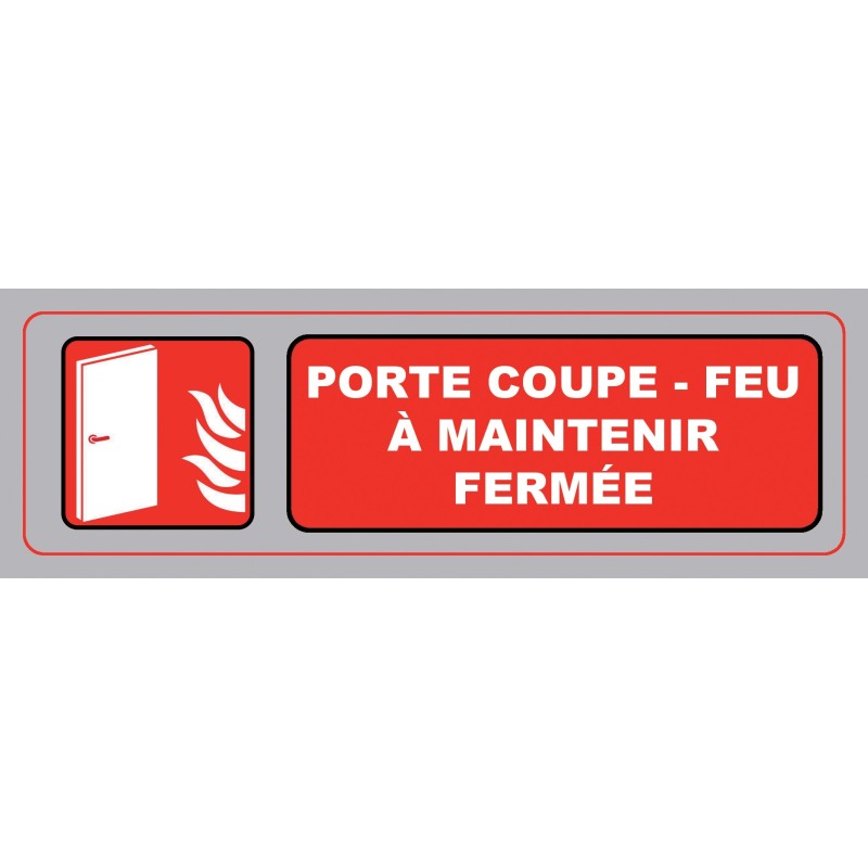 Panonceau PVC adhésif