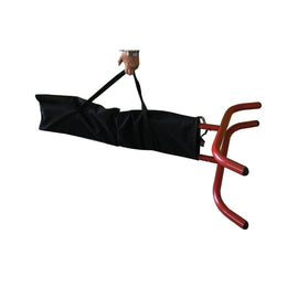 Sac de transport pour barrière de chantier extensible - nylon noir 940×300×100 mm, 2 anses