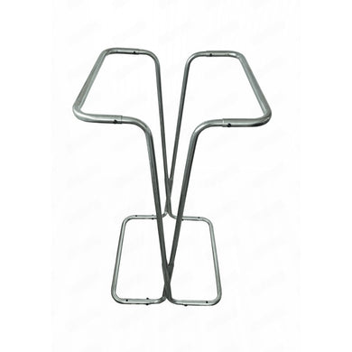 Support sac poubelle sur pied – Acier, sacs 110 à 130 L, 560×440×800 mm