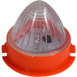 Cône de signalisation pliant et lumineux - 62cm, classe 2, lampe LED clignotante, sacoche incluse