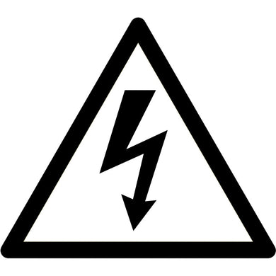 Sticker transparent avec pictogramme