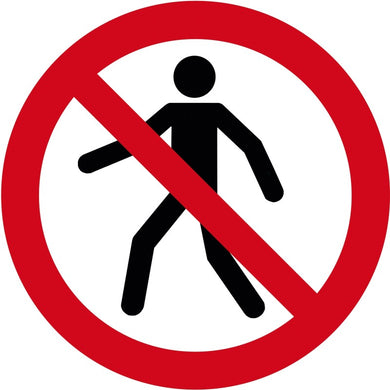 Sticker transparent avec pictogramme