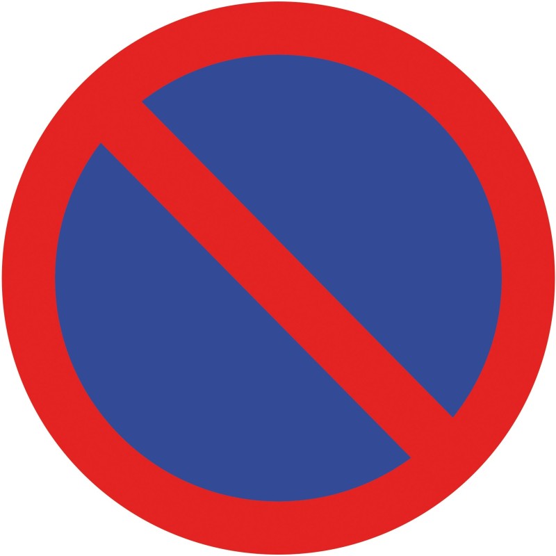Sticker transparent avec pictogramme