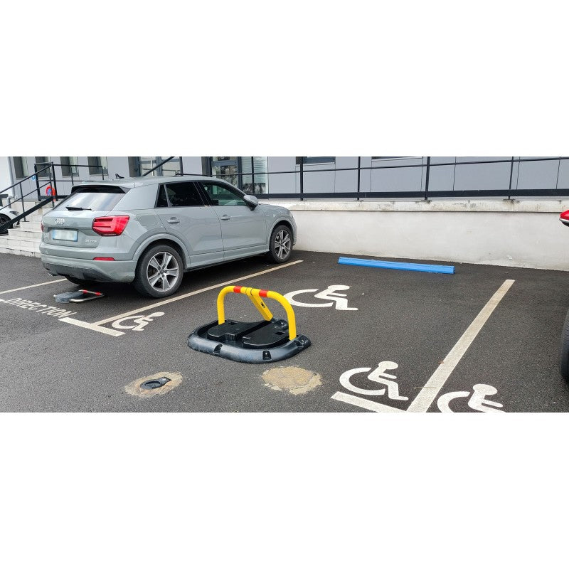 Arceau de parking haute visibilité à fixer