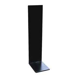 Support de sol acier pour enrouleur à bandeau de signalisation - hauteur 1 400 mm, 6 trous