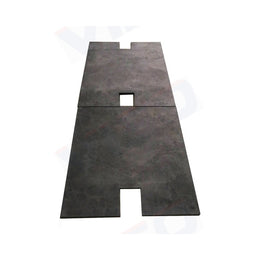 Tapis anti-herbe pour poteau en caoutchouc