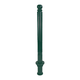 Poteau à mémoire de forme type antique à sceller Ø 80 mm - finition vert patrimoniale