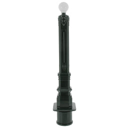 Poteau à mémoire de forme MIDI carré tête boule - hauteur 1 160 mm, section carrée