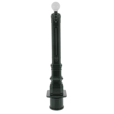 Poteau à mémoire de forme MIDI carré tête boule - hauteur 1 160 mm, section carrée