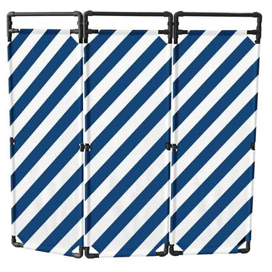 Barrière d'intervention 3 panneaux – PVC ou Inox 304, H. 1 000 ou 1 800 mm