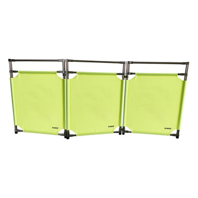 Barrière d'intervention 3 panneaux – PVC ou Inox 304, H. 1 000 ou 1 800 mm