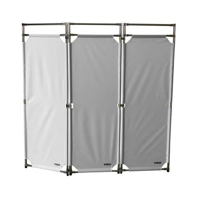 Barrière d'intervention 3 panneaux – PVC ou Inox 304, H. 1 000 ou 1 800 mm