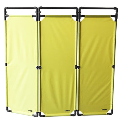 Barrière d'intervention 3 panneaux – PVC ou Inox 304, H. 1 000 ou 1 800 mm
