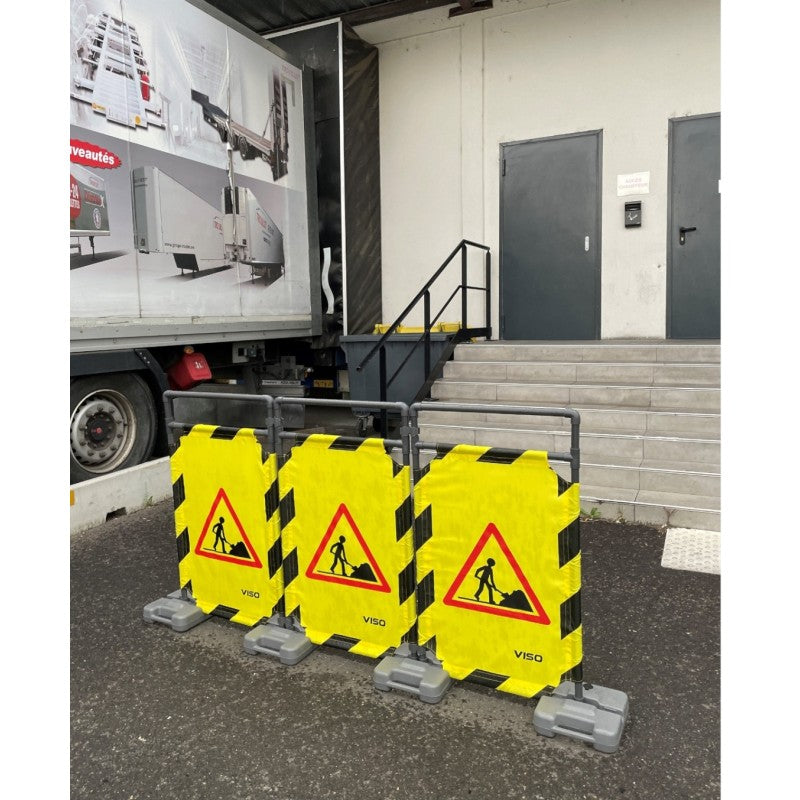 Base pour barrière d'intervention en PVC