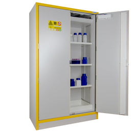 Armoire anti-feu 30 min inflammables haute 2 portes 250 L