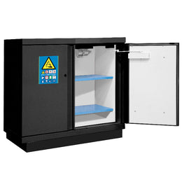 Armoire anti-feu 90 min batteries lithium basse 2 portes
