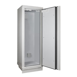 Armoire anti-feu 90 min batteries lithium haute 1 porte – vue de la caisse 1 porte