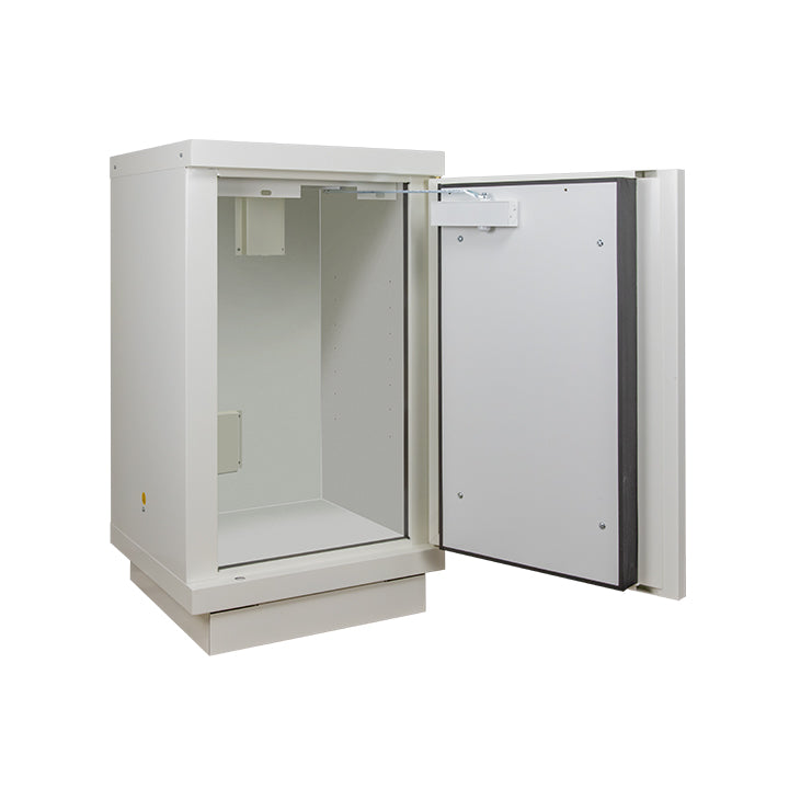 Armoire anti-feu 90 min batteries lithium basse 1 porte – vue de la caisse 1 porte
