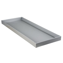 Armoire de sécurité produits dangereux basse 2 portes 135 L – étagère-bac de rétention acier