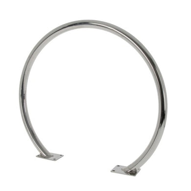 Arceau vélo inox 304 1 ou 2 places – Ø 50 mm, platine 150×110 mm