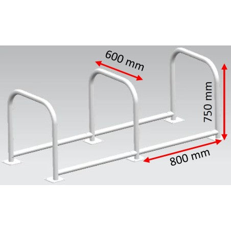 Support vélo modulable - extension 80 cm