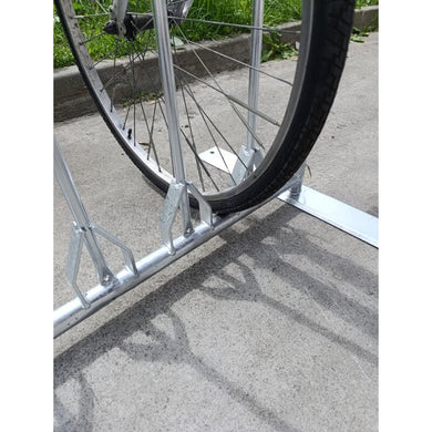 Rack à vélos 11 places pieds amovibles acier galvanisé