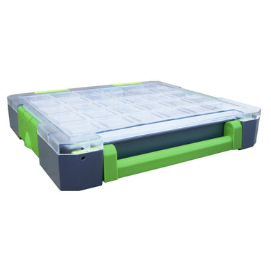 Mallette organisatrice à godets amovibles - couvercle transparent polycarbonate