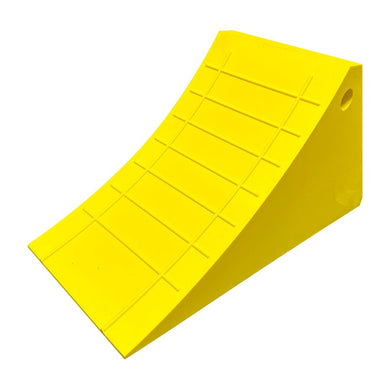 Cale pour Poids Lourds — PEHD Jaune, Poignée Ergonomique